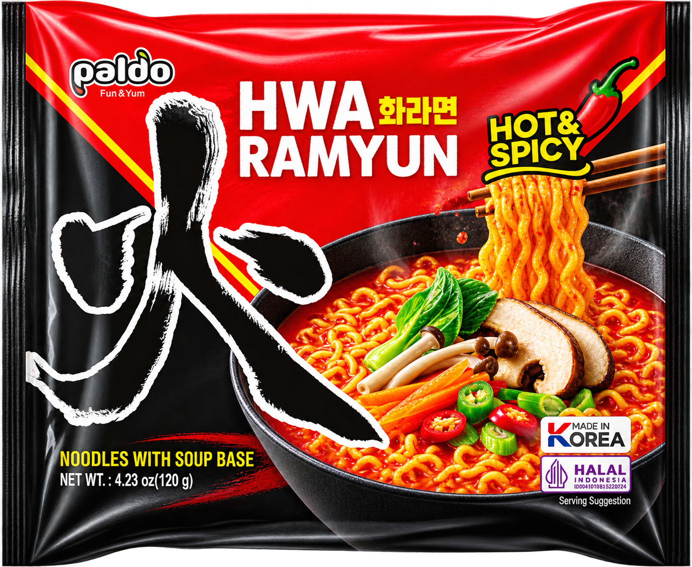 Paldo HWA Ramyun packet